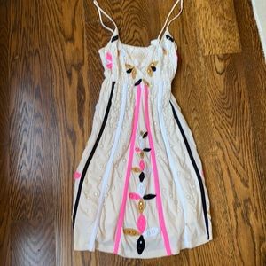 Boutique dress by Joystick - rare hand studded XS 90s